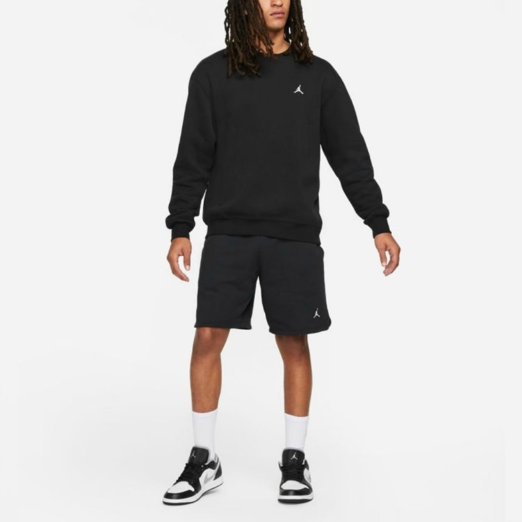 Jordan Logo Crewneck Sweatshirt Black — фото 2