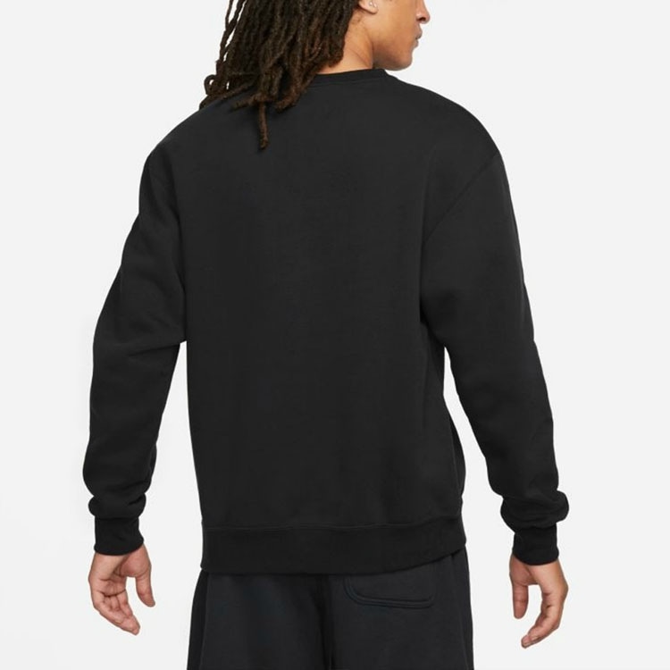 Jordan Logo Crewneck Sweatshirt Black — фото 5