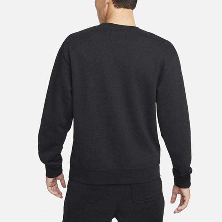 Jordan Logo Crewneck Sweatshirt Black — фото 6