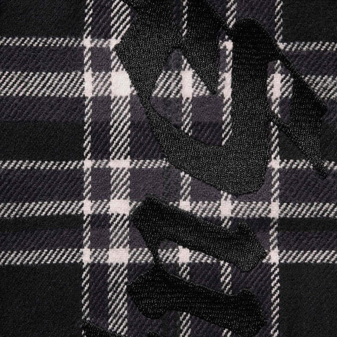 Supreme SS25 Old English Plaid Flannel Shirt — фото 4