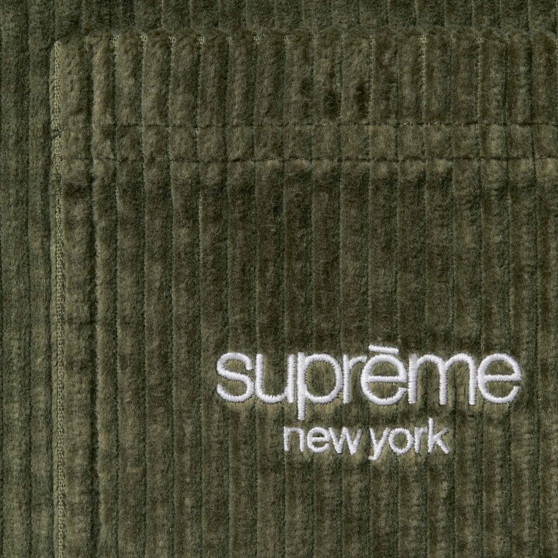 Supreme FW24 WEEK12 Wide Wale Corduroy Snap Shirt — фото 6