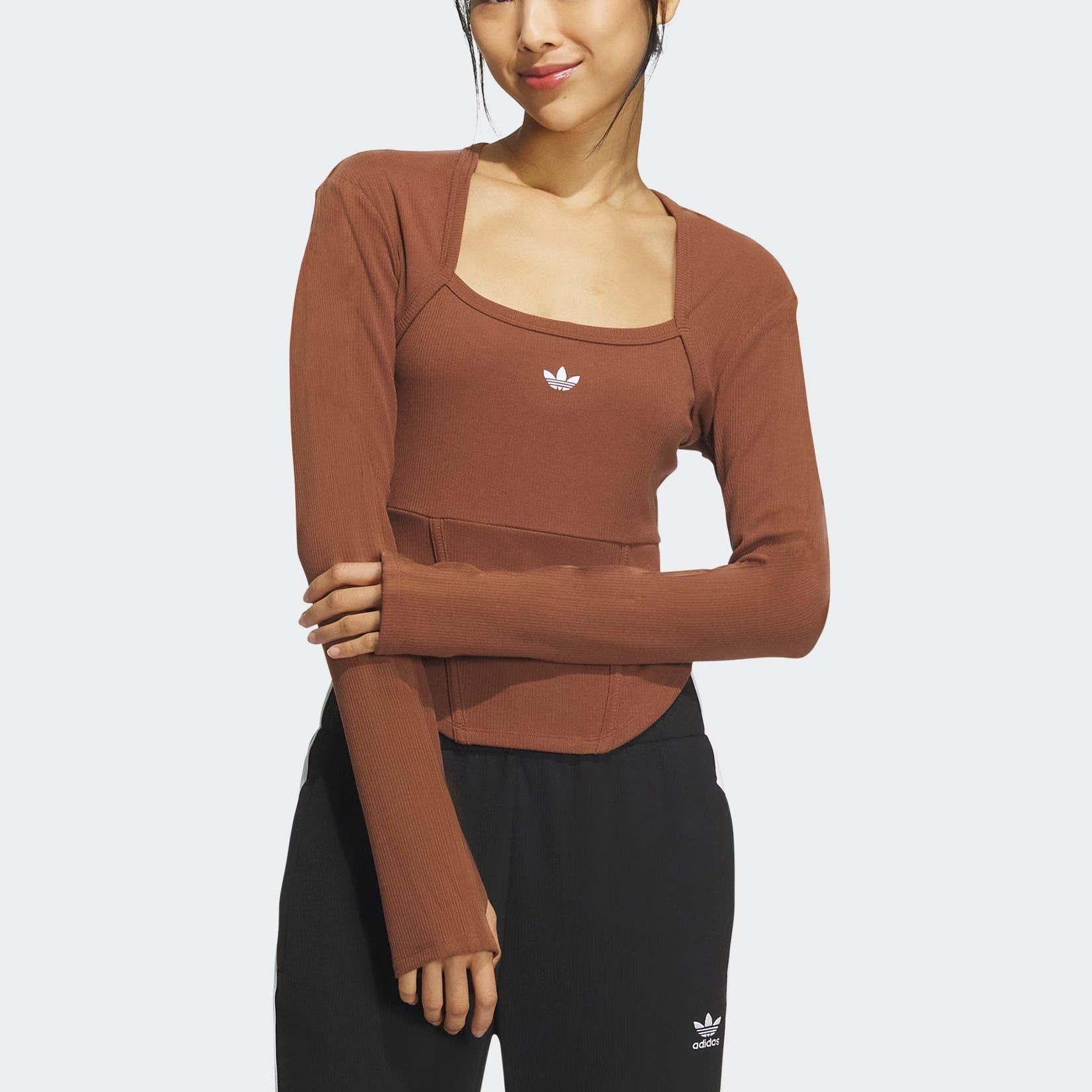 Adidas Corset Long Sleeve Tee — фото 1