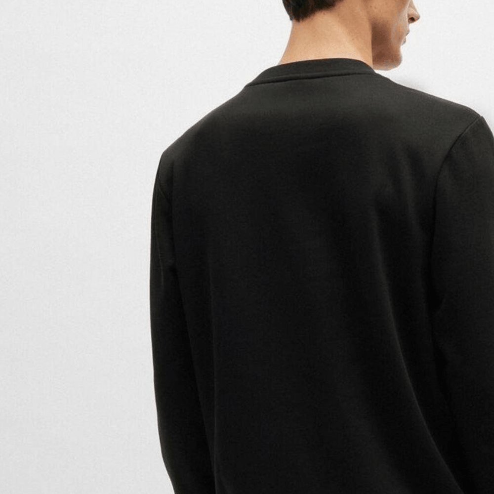 Hugo Boss Logo Crewneck Sweatshirt Black — фото 5