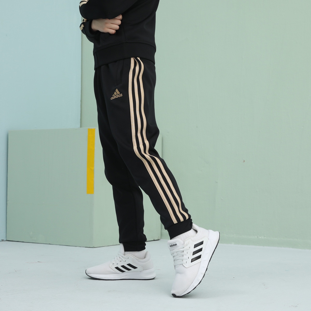 Adidas Taekwondo Kids Black Gold — фото 4