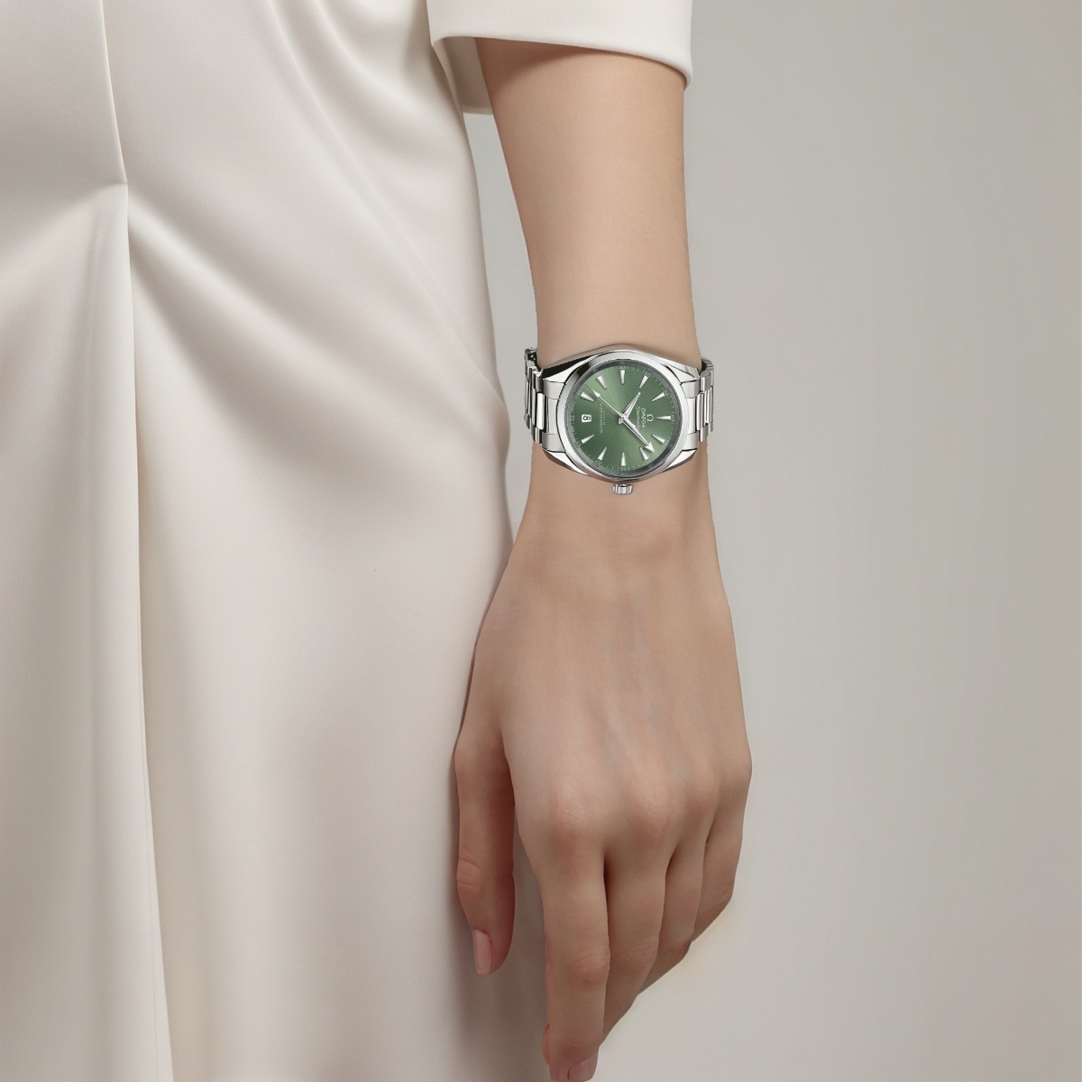Omega Seamaster 38mm Green Dial — фото 3