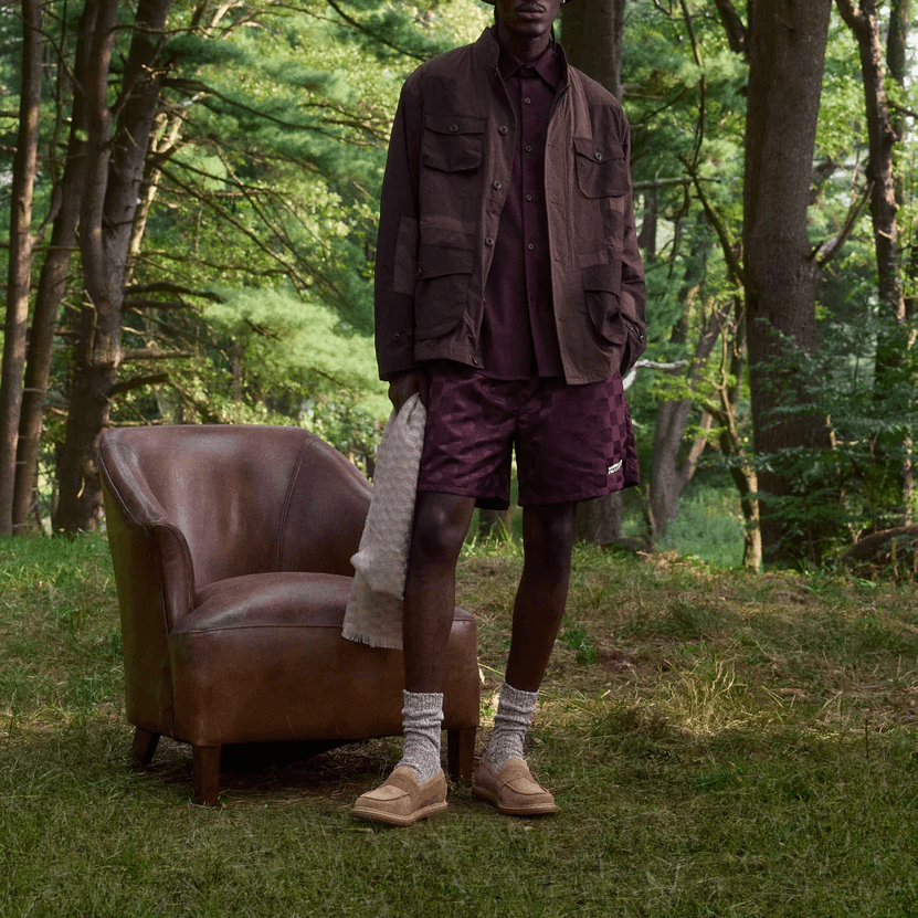 Kith Collins Dark Red Shorts — фото 2