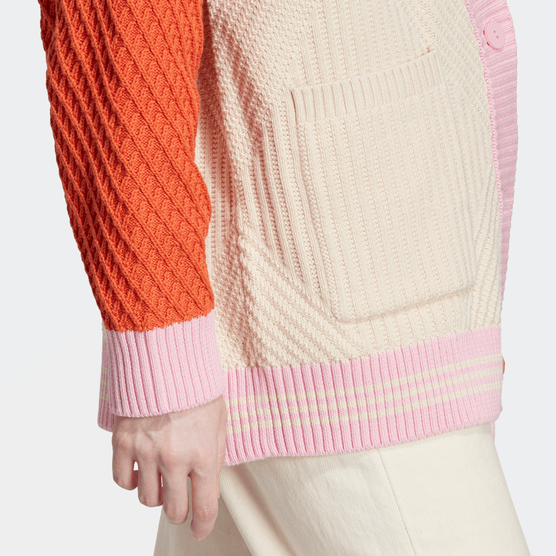 Adidas originals SS23 adicolor 70s Knitted Cardigan — фото 2