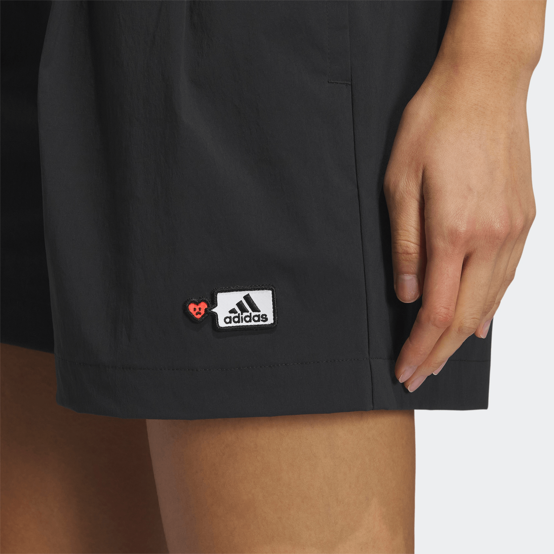Adidas x SEEBIN SS23 Graphic Woven Shorts Black — фото 4