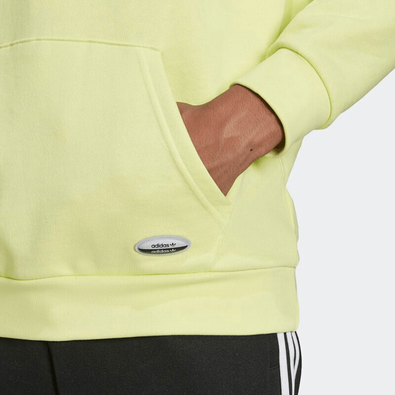 Adidas Originals Trefoil Hoodie Yellow — фото 4