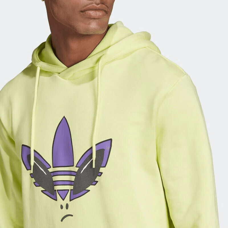 Adidas Originals Trefoil Hoodie Yellow — фото 3