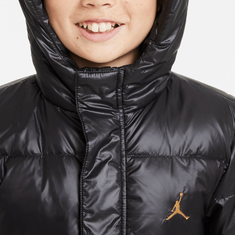 Jordan Kids Logo Puffer Jacket Black — фото 5
