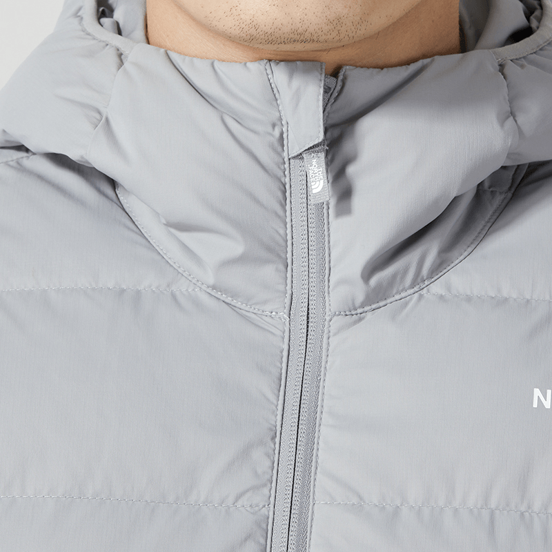 The North Face Down Hoodie Jacket Gray — фото 3
