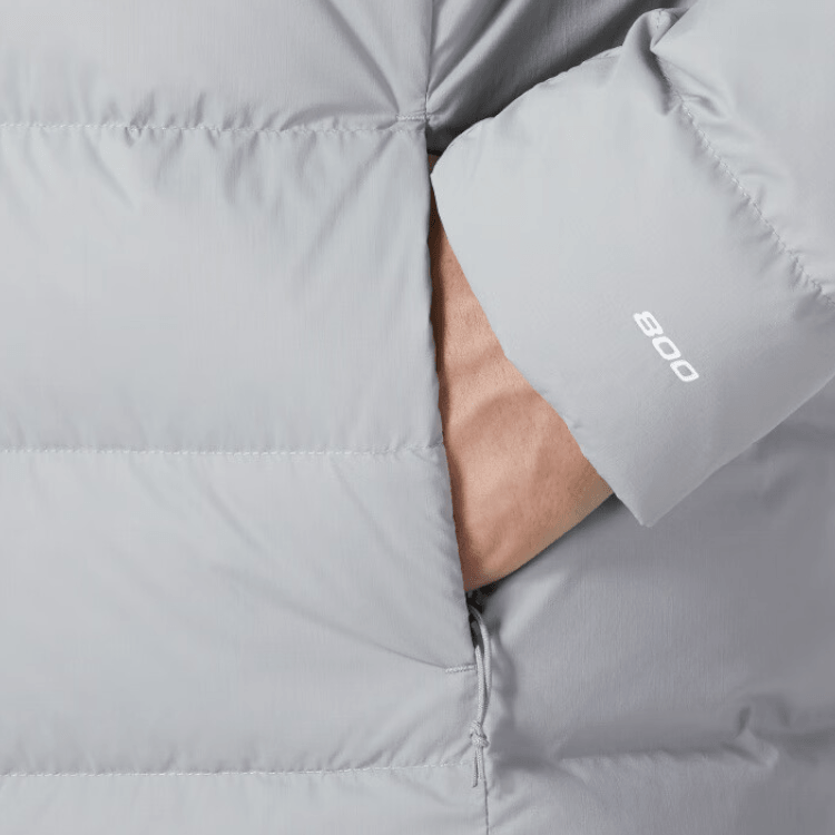 The North Face Down Hoodie Jacket Gray — фото 2