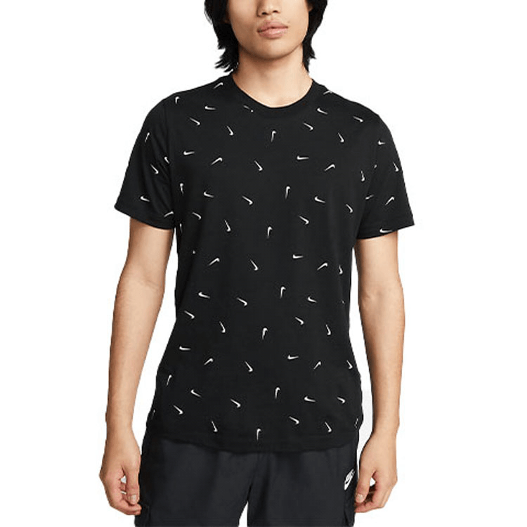 Nike Logo Crewneck T-Shirt Black — фото 2