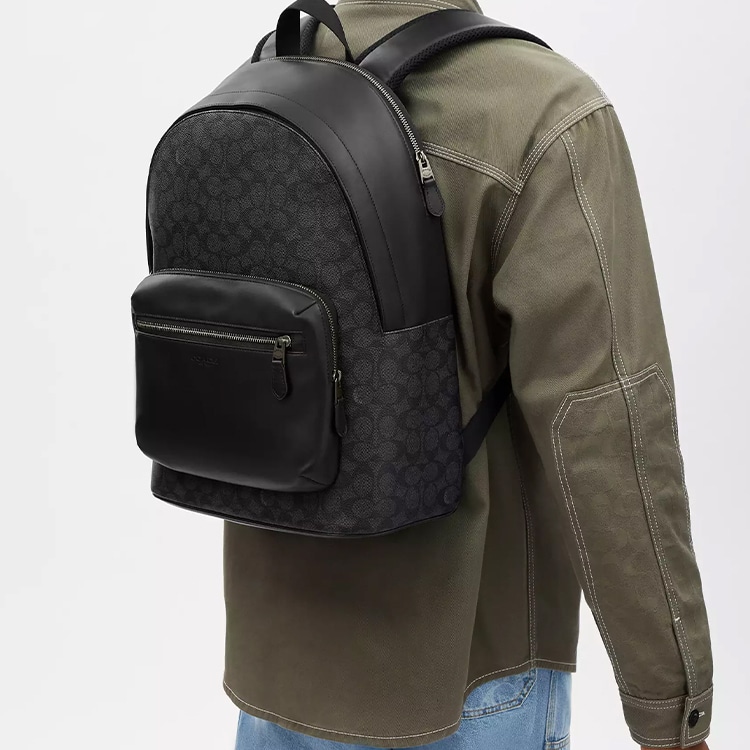 Coach Canvas Backpack — фото 4