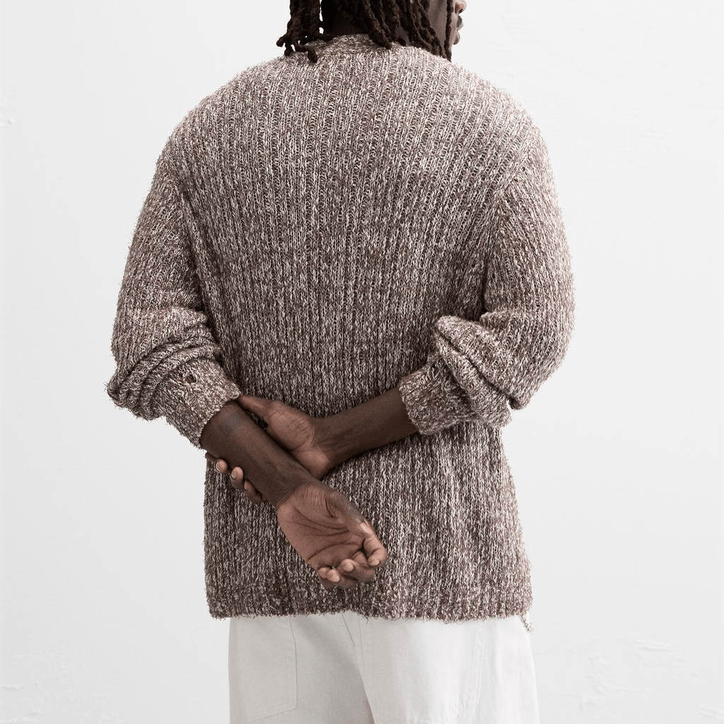 Zara Cardigan Brown/Dark Grey — фото 2