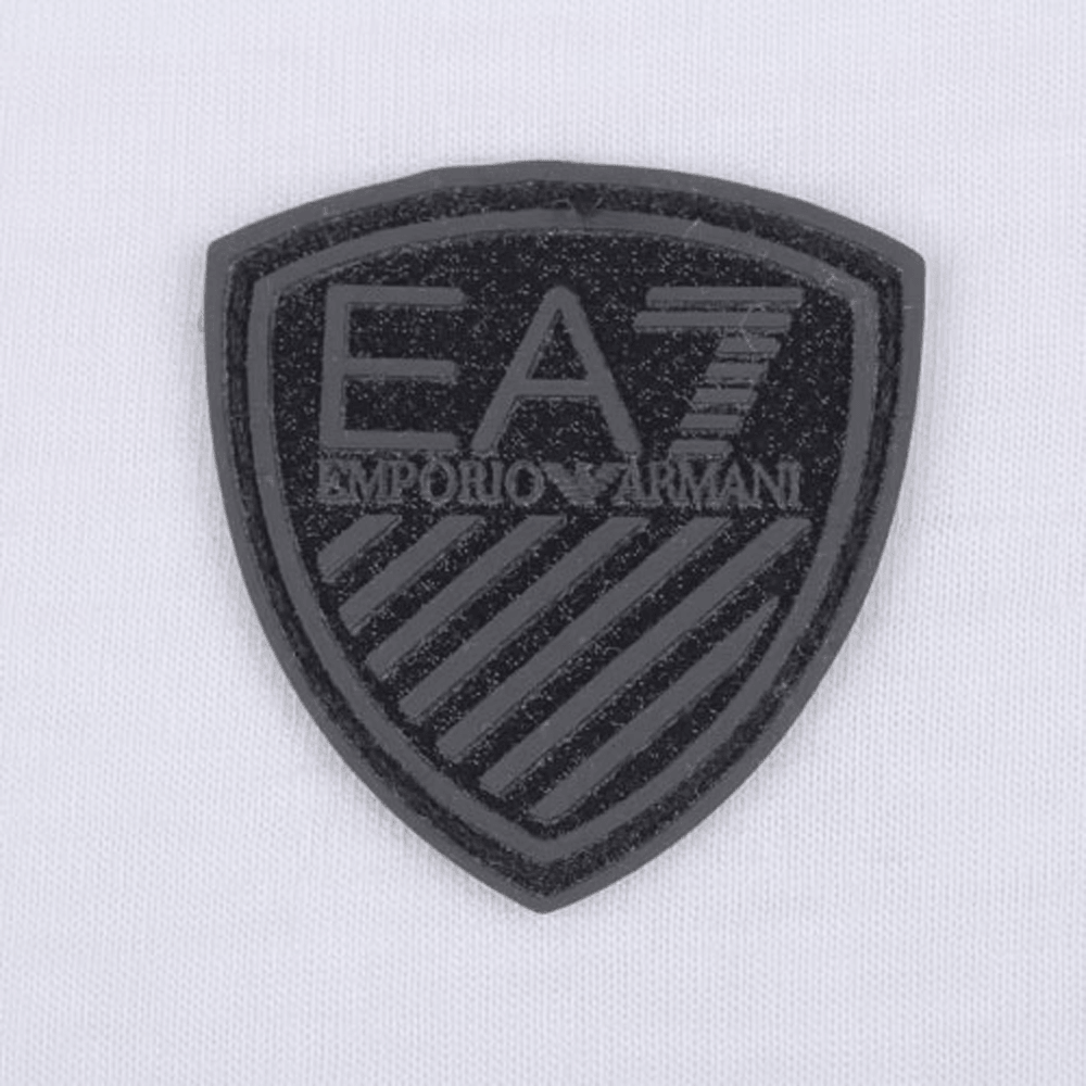 Emporio Armani EA7 Polo Shirt White — фото 6