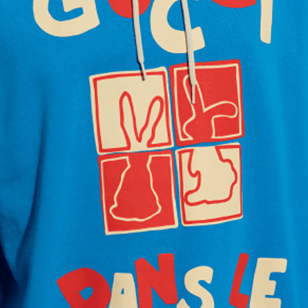 Gucci SS23 Blue Hoodie — фото 4