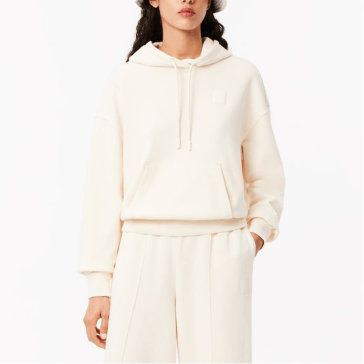 Lacoste Hoodie White — фото 1