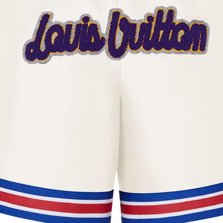 Louis Vuitton x NBA Basketball Shorts White — фото 3