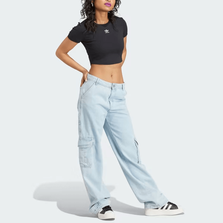 Adidas originals Essentials Rib Tee Logo T — фото 2