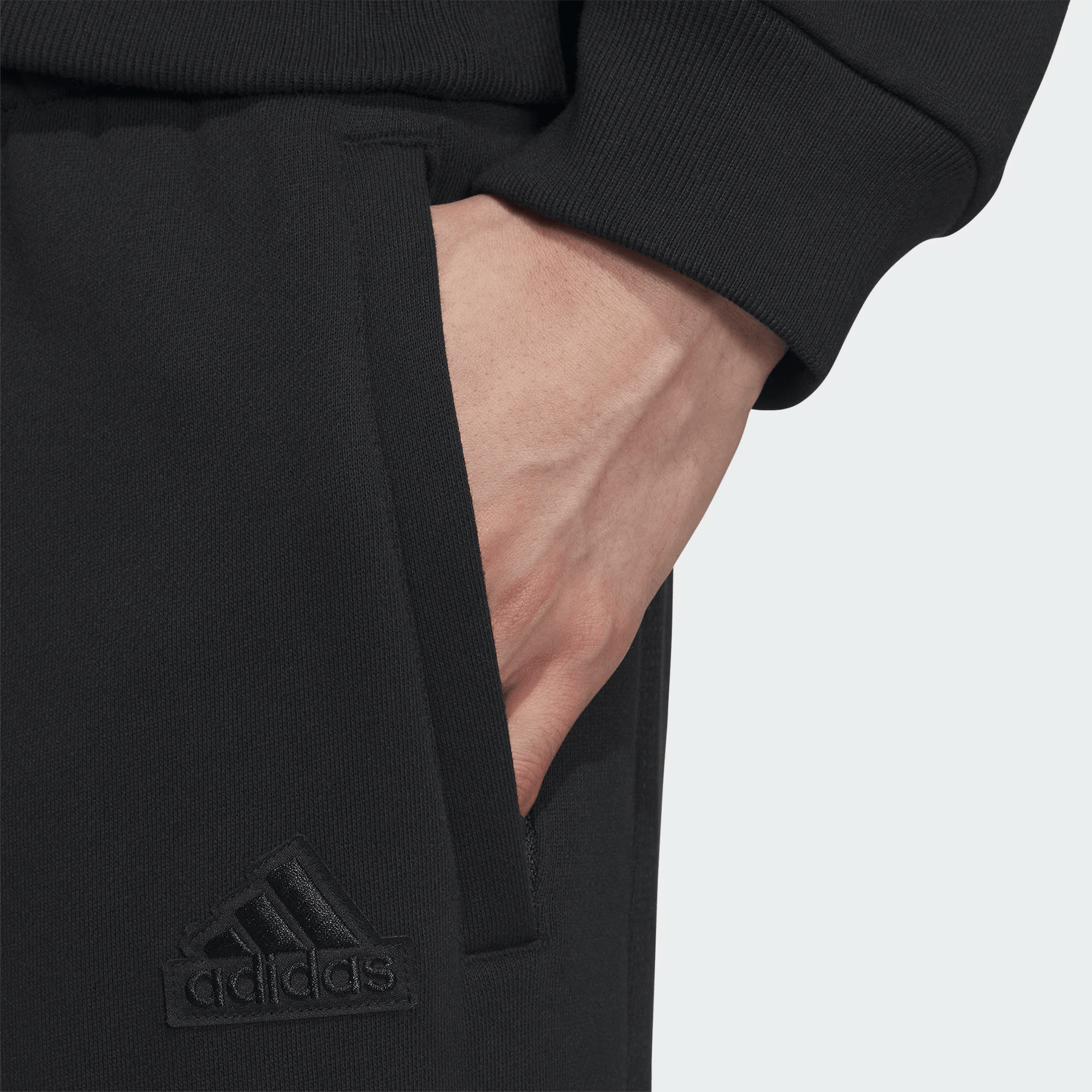 Adidas Heavy French Terry Pants Logo — фото 4