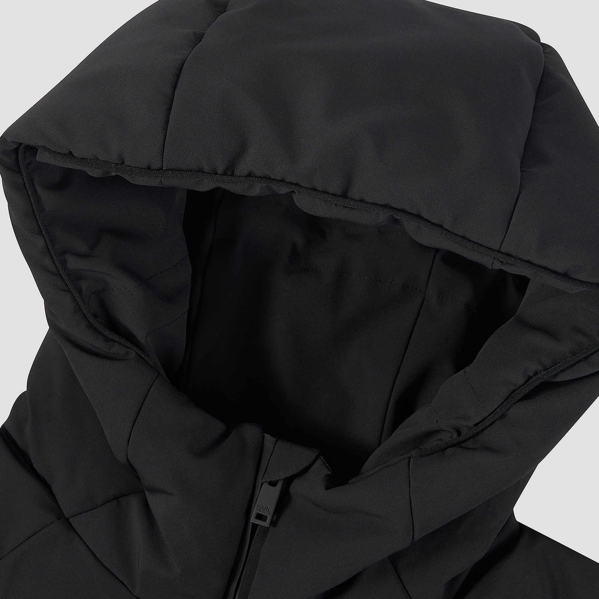Karl Lagerfeld FW24 Down Jacket Hoodie Black — фото 3