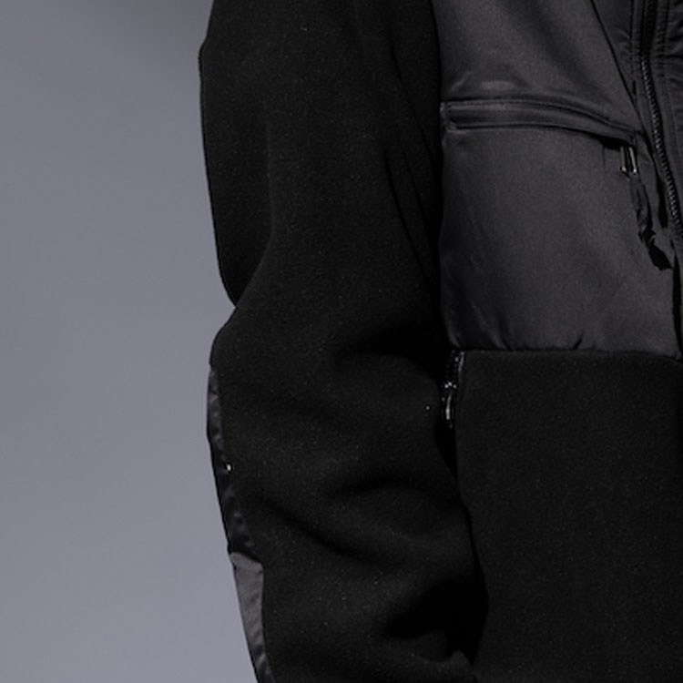 The North Face x CDG FW23 Fleece Jacket Black — фото 4