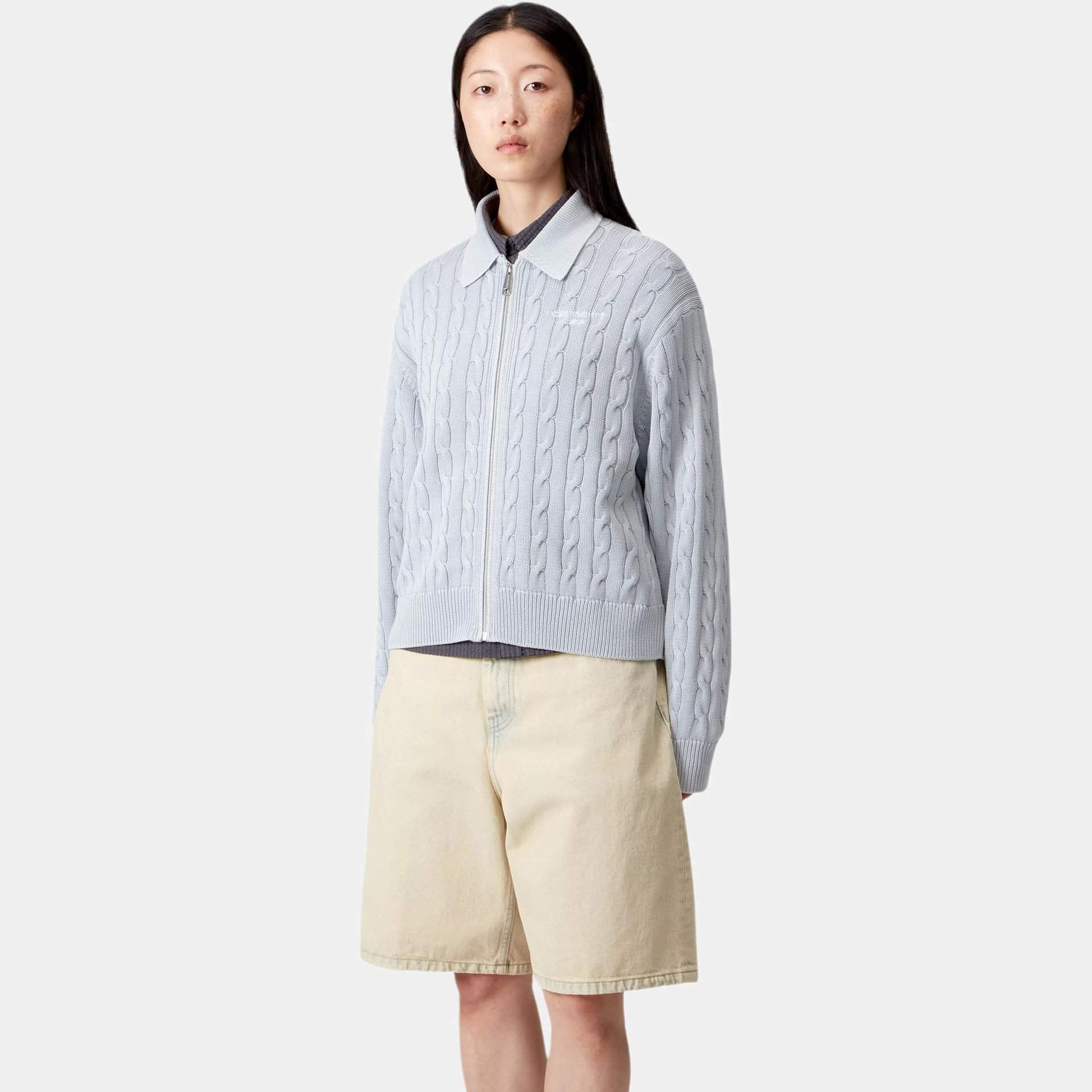 Carhartt WIP SS25 Women's Carter Sweater Jacket — фото 4