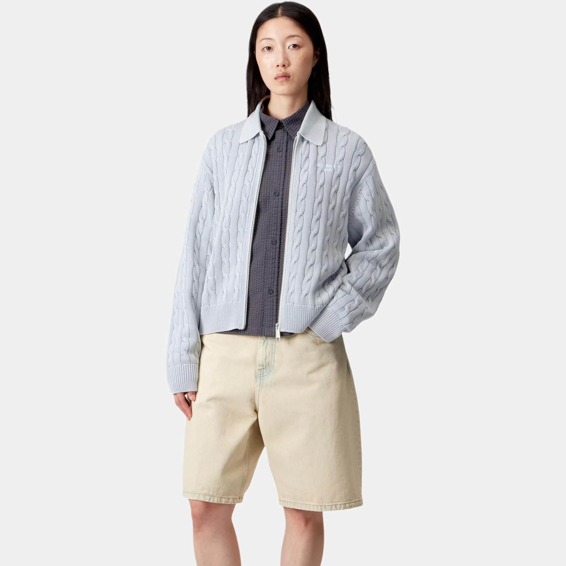 Carhartt WIP SS25 Women's Carter Sweater Jacket — фото 2