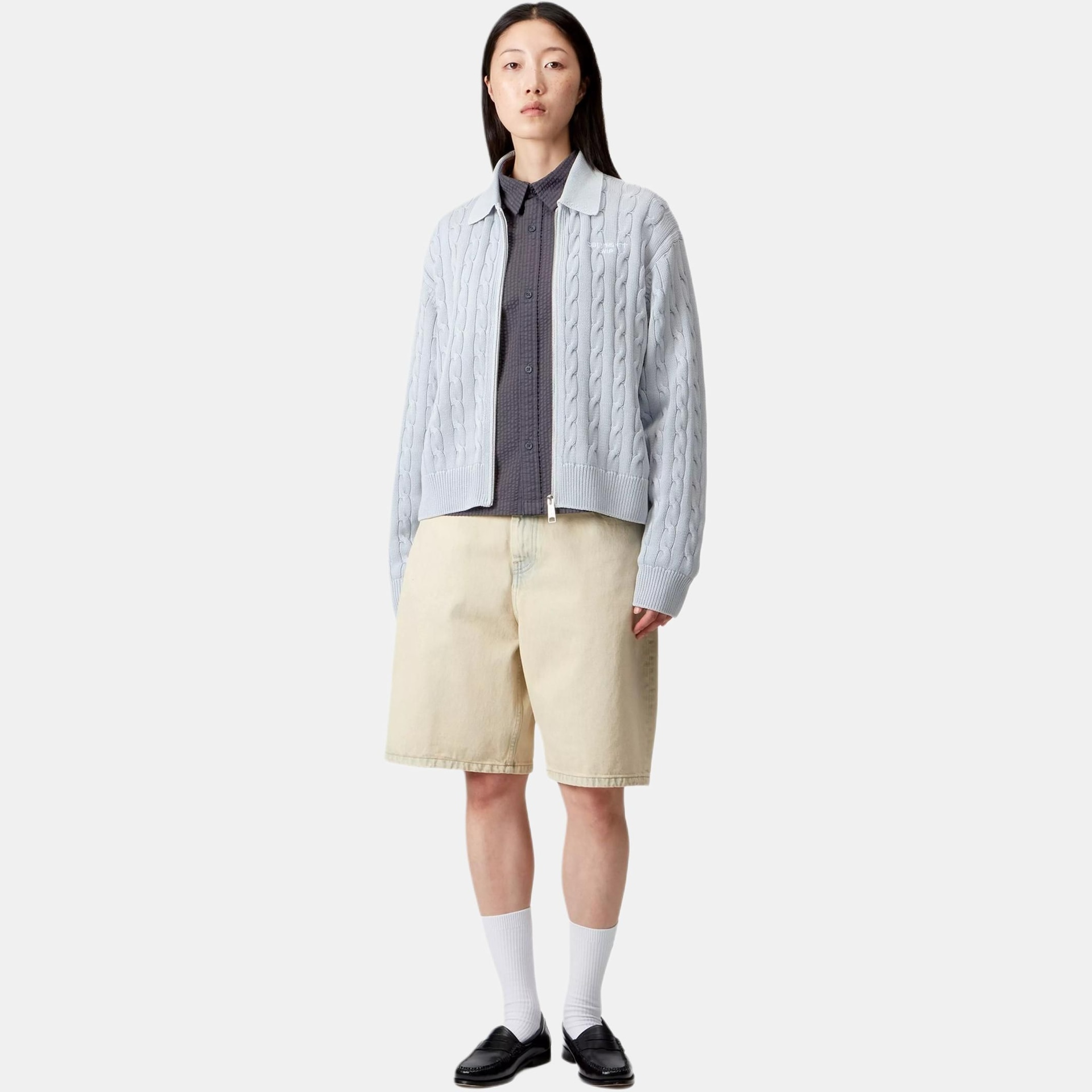 Carhartt WIP SS25 Women's Carter Sweater Jacket — фото 3