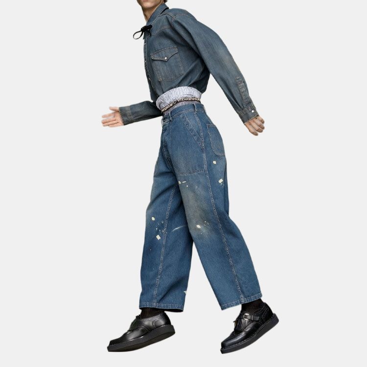 Maison Margiela Distressed Jeans — фото 4
