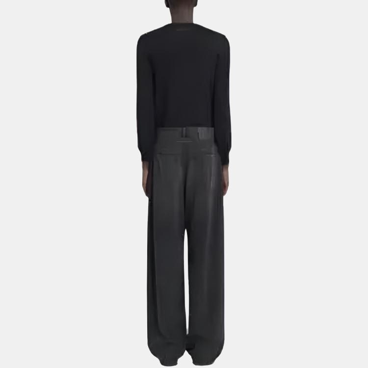 Maison Margiela MM6 Maison Margiela Zip Pleated Wide Leg Jeans — фото 2