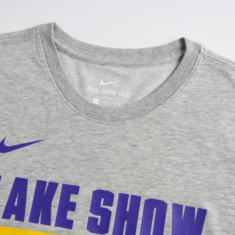 Nike NBA Dri-FIT Lakers Tee Gray Youth — фото 2