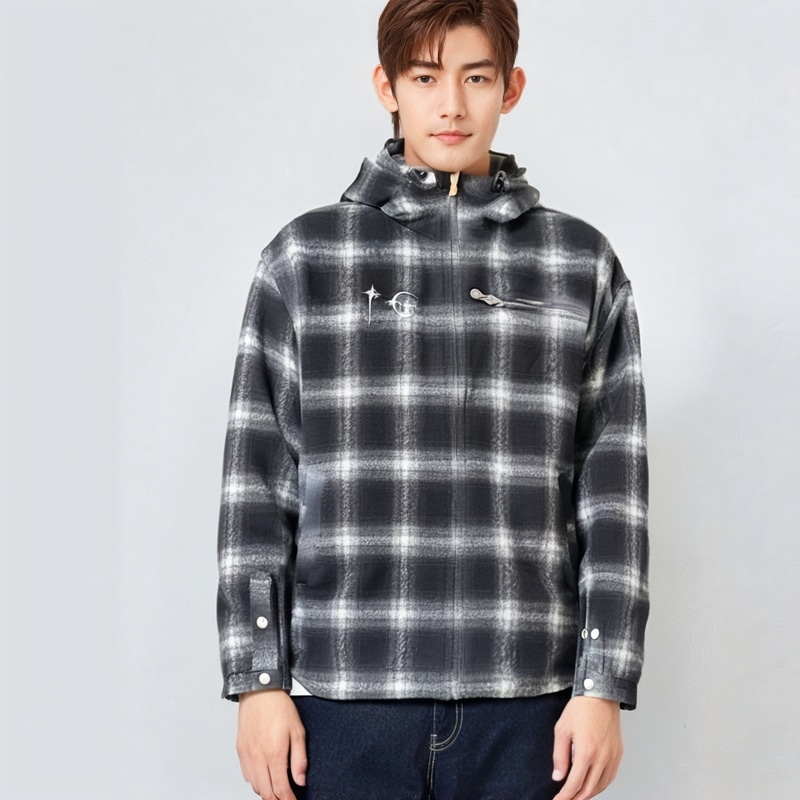 Thug Club Flannel Zip Hoodie — фото 5