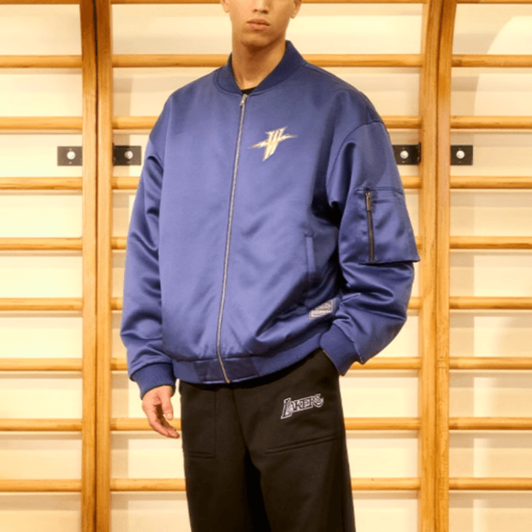 Mitchell & Ness NBA Lifestyle Jacket Navy — фото 2
