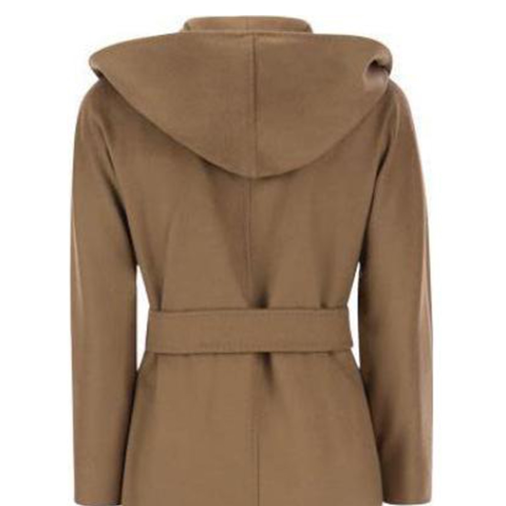 MaxMara studio Long Tie Coat Camel — фото 4