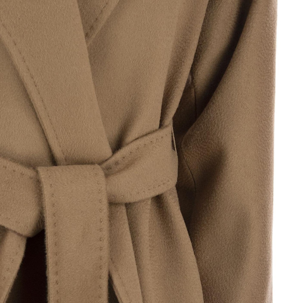 MaxMara studio Long Tie Coat Camel — фото 3
