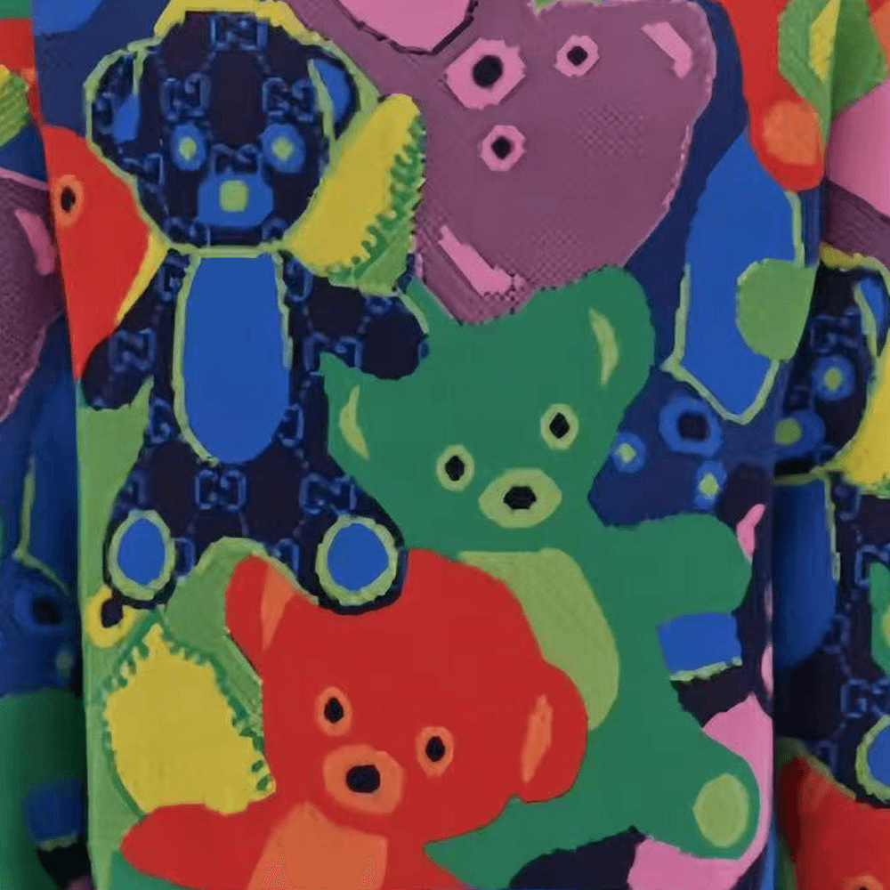 Gucci FW23 Bear Print Knit Sweater — фото 2