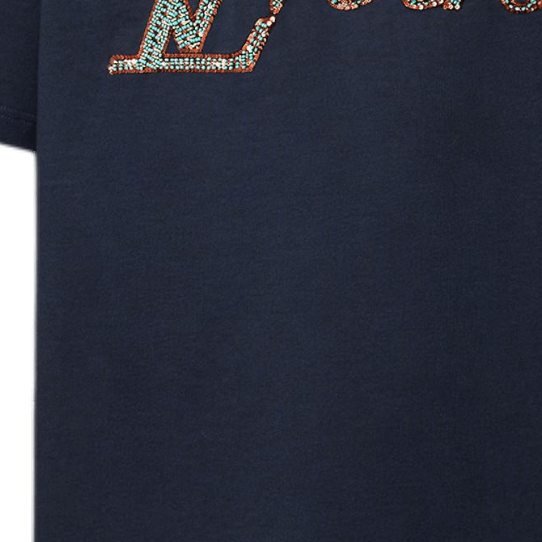 Louis Vuitton FW24 Logo T-Shirt Navy — фото 7