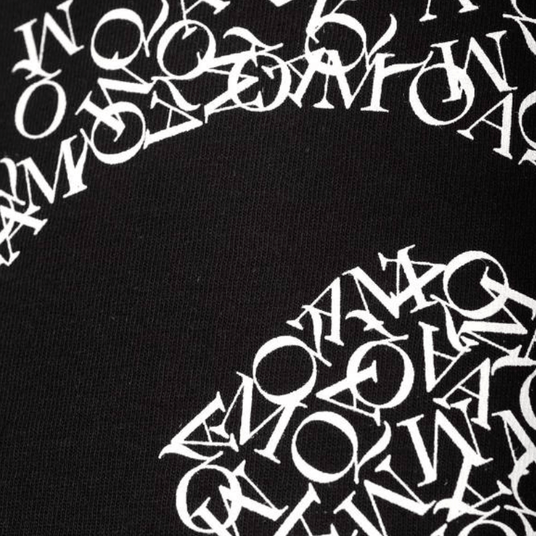 Alexander McQueen Printed Crewneck T-Shirt Black — фото 5