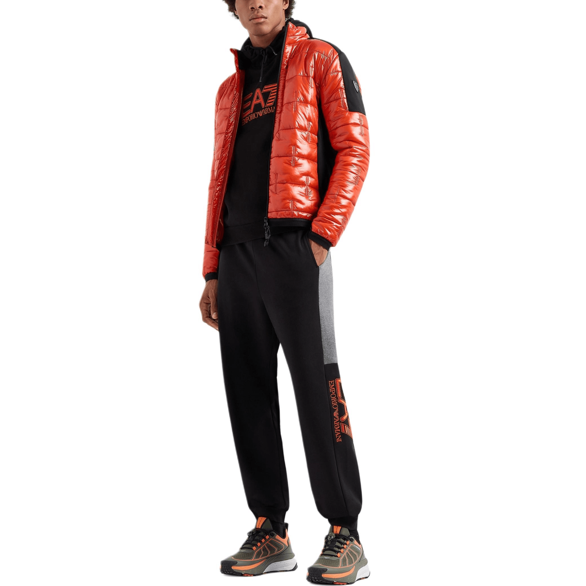 Emporio Armani EA7 Hoodie Black — фото 3