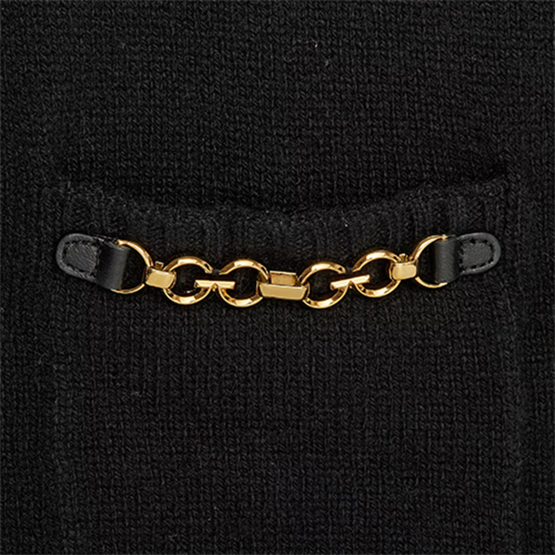 Gucci Cashmere V-Neck Sweater Black — фото 5