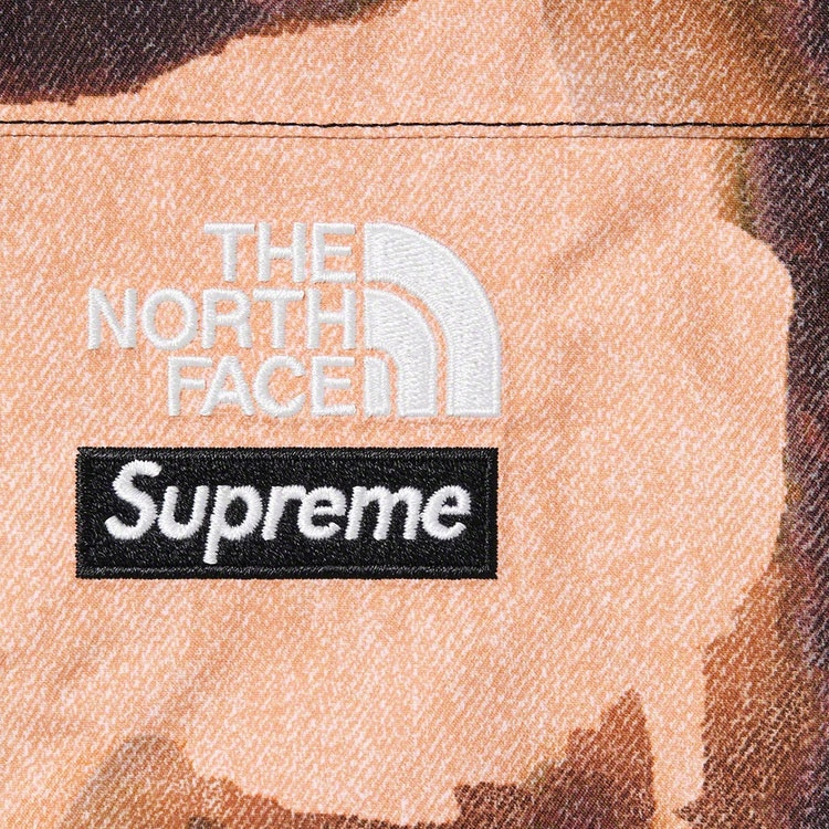 Supreme x The North Face Bleached Denim Print Mountain Pant — фото 5