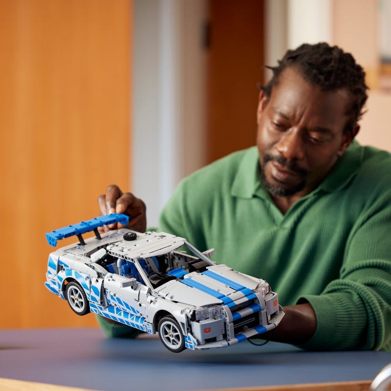 Lego Nissan Skyline GT-R R34 — фото 4