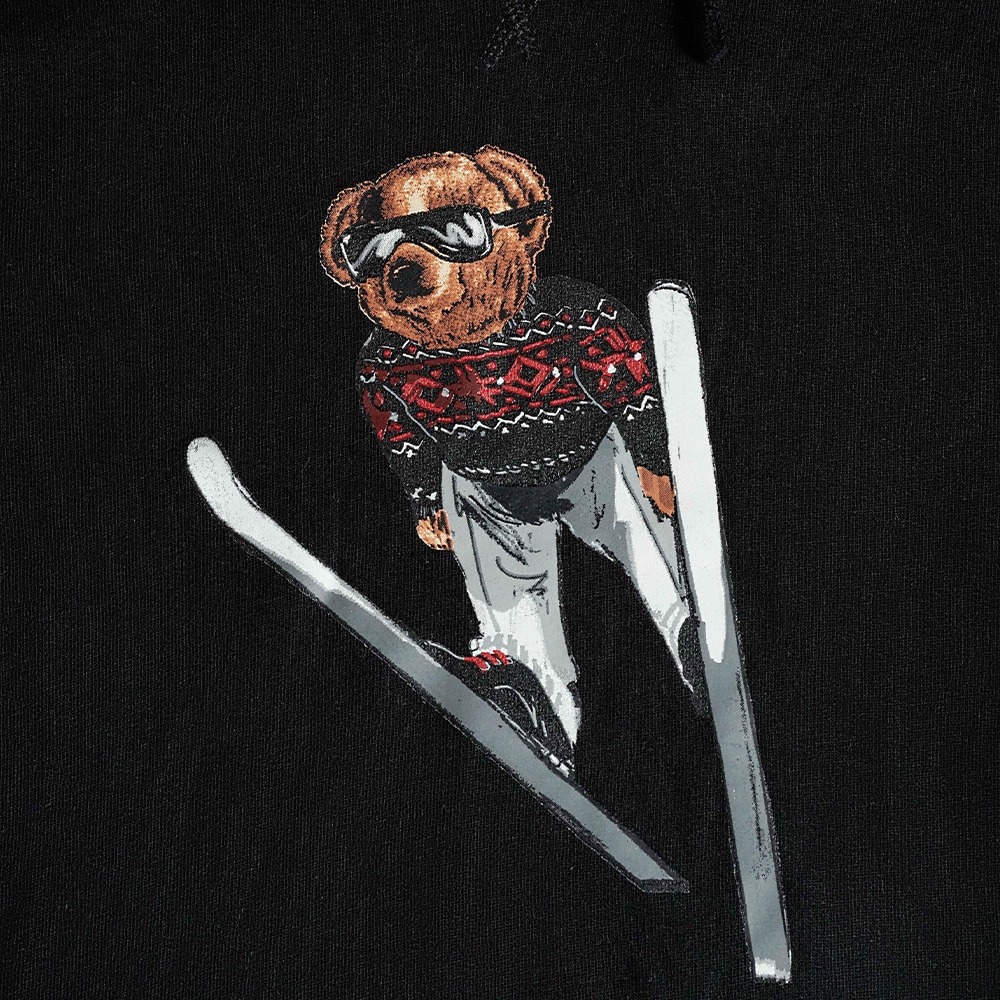 Ralph Lauren Polo Ralph Lauren Ski Bear Hoodie Black — фото 3