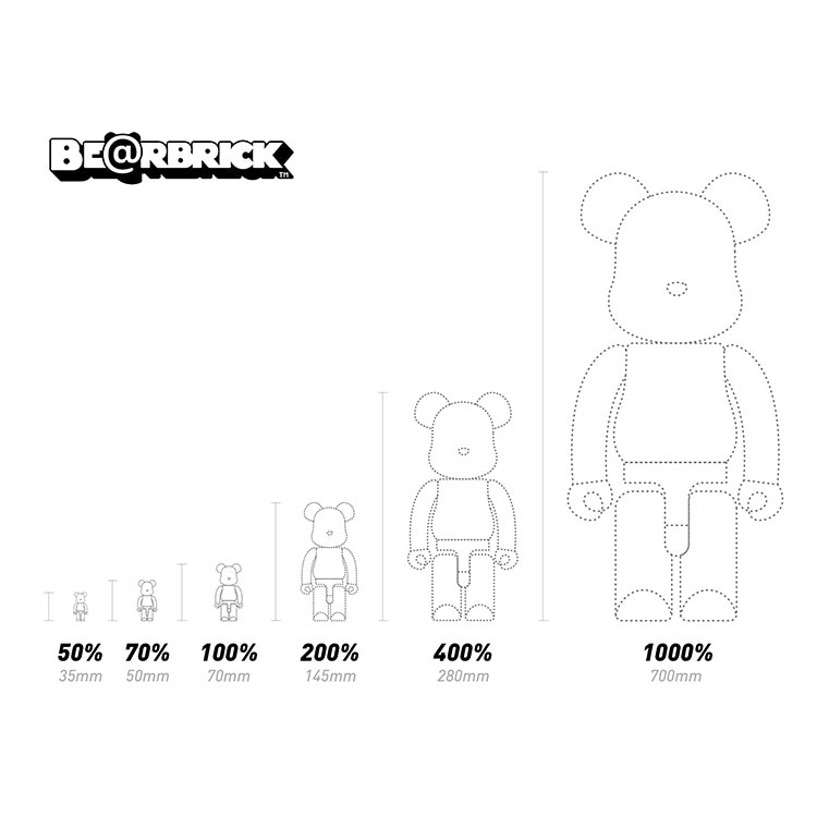 BE@RBRICK BERBRICK FLOR SAKURA400 28cm — фото 3