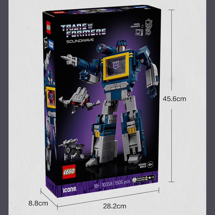 Lego 10358 Soundwave — фото 4