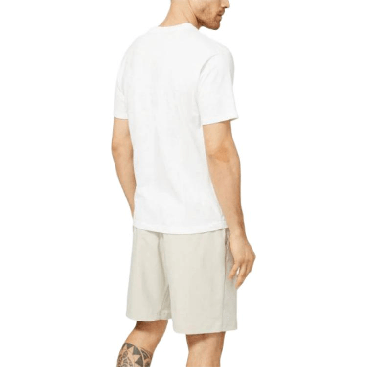 New Balance Letter Logo Crew Neck T-Shirt White — фото 2