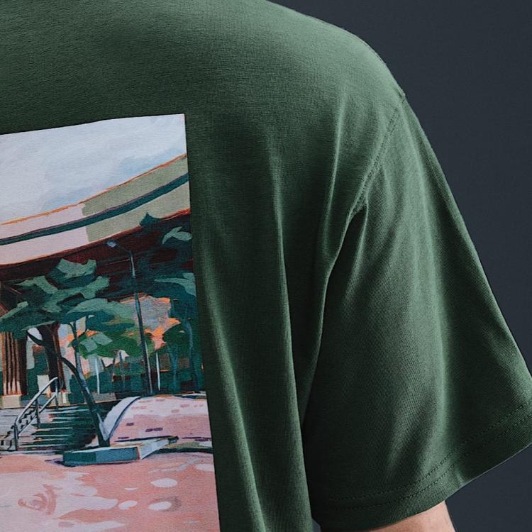 Nike Max90 SS25 SB Tee Green — фото 4